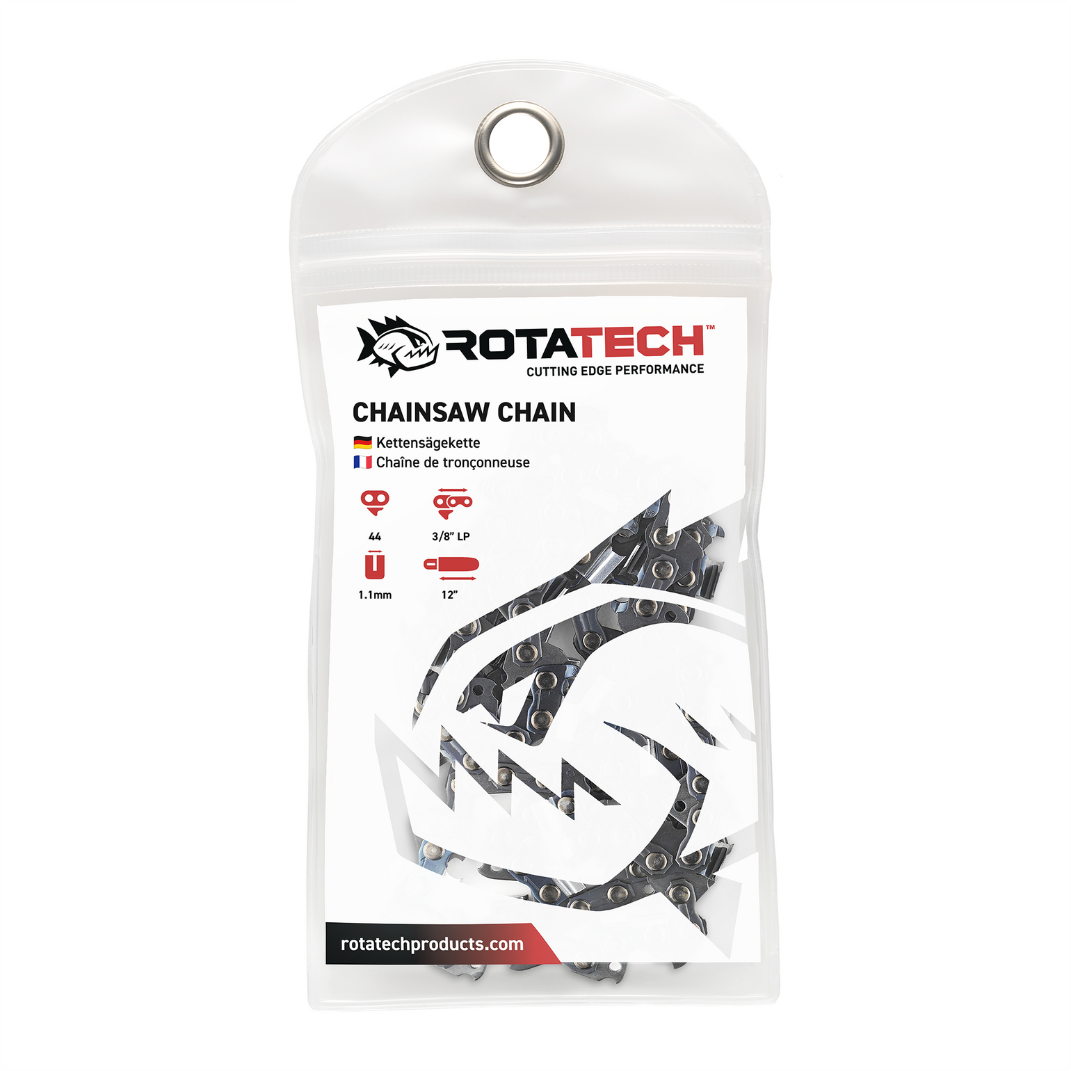 12" Rotatech Chainsaw Chain For EFCO PT2500 Semi-Chisel Rotatech