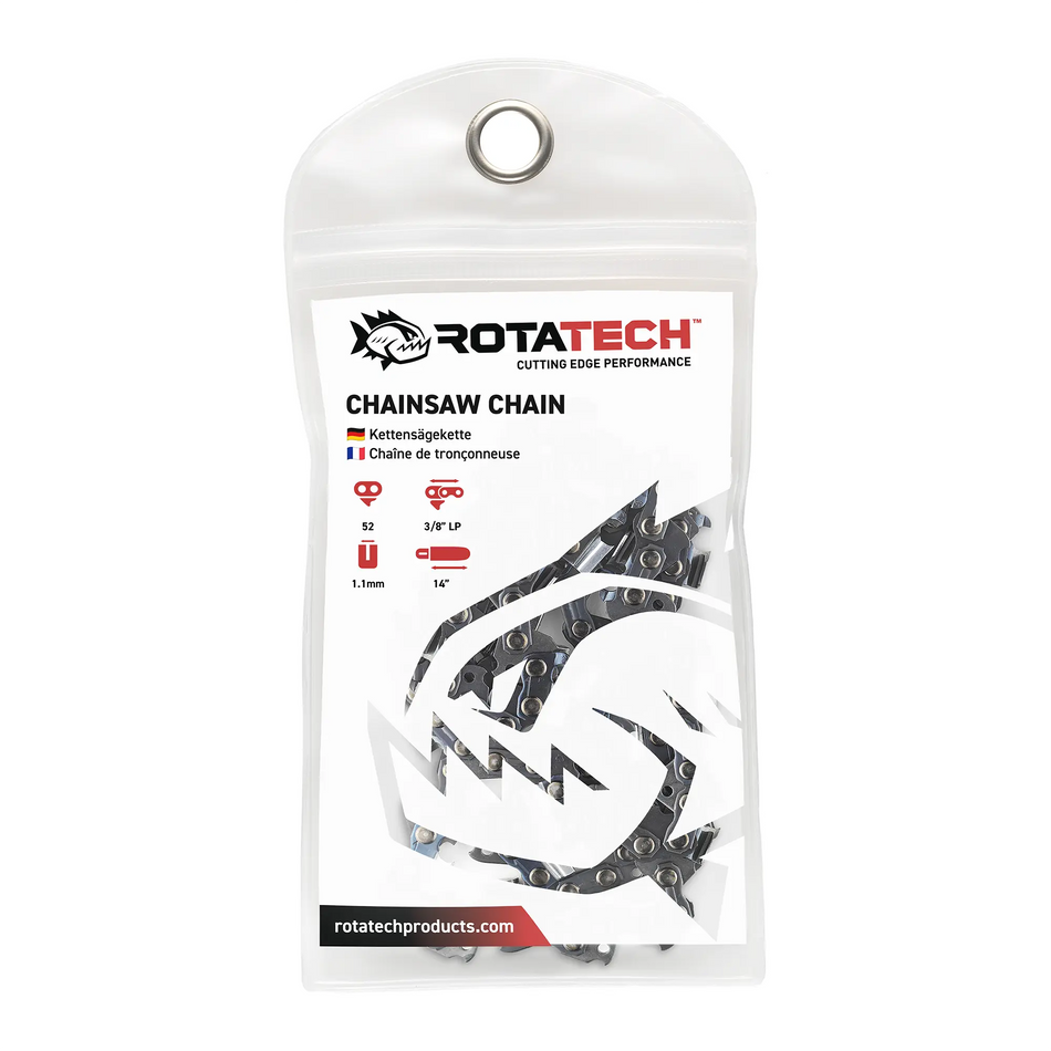 14" .043 Rotatech Chainsaw Chain For ECHO CS-2511T Semi-Chisel Rotatech